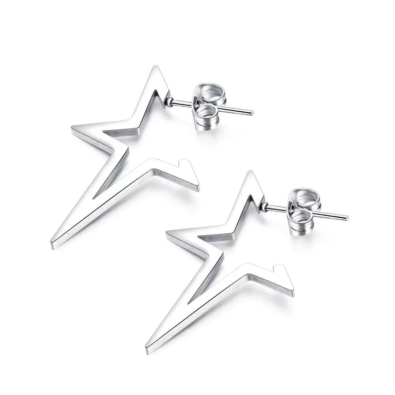 Harajuku Punk Big Star Earrings for Cool Y2K Style Trend - Smarsty