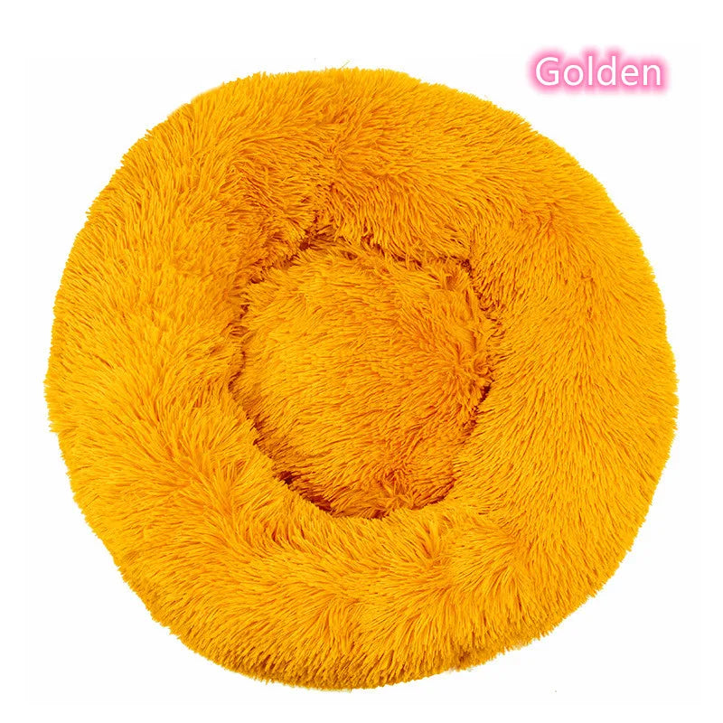 Super Soft Cat Bed Plush Donut Design for Comfort - Smarsty