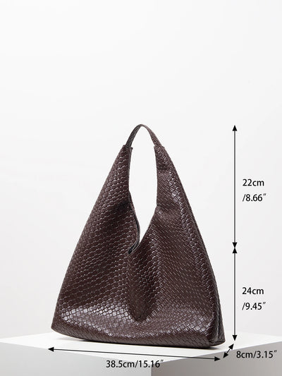 Elegant Retro Shoulder Bag Women Large Tote Everyday - Smarsty