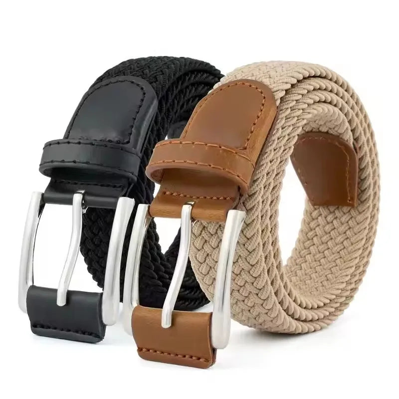 Luxury Elastic Woven Belt Adjustable Casual Golf Waistband - Smarsty
