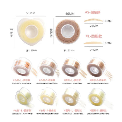600 Pcs Double Fold Eyelid Tape For Invisible Lifting - Smarsty