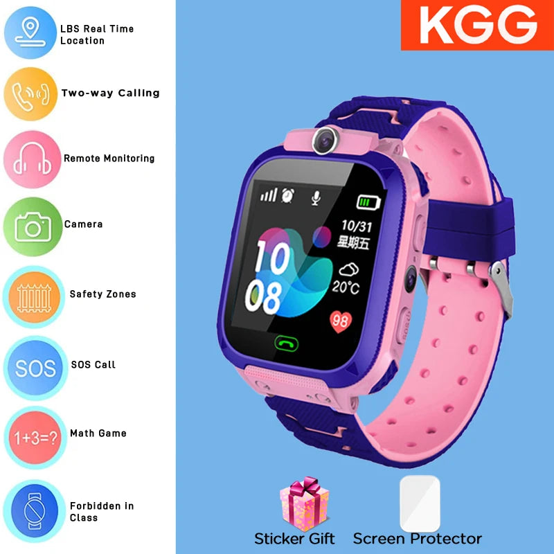4G Kids Smart Watch With SOS Call And Waterproof Design - Smarsty