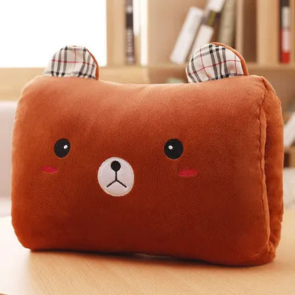 Kids Cartoon Plush Hand Warmer Soft Pillow Gift - Smarsty