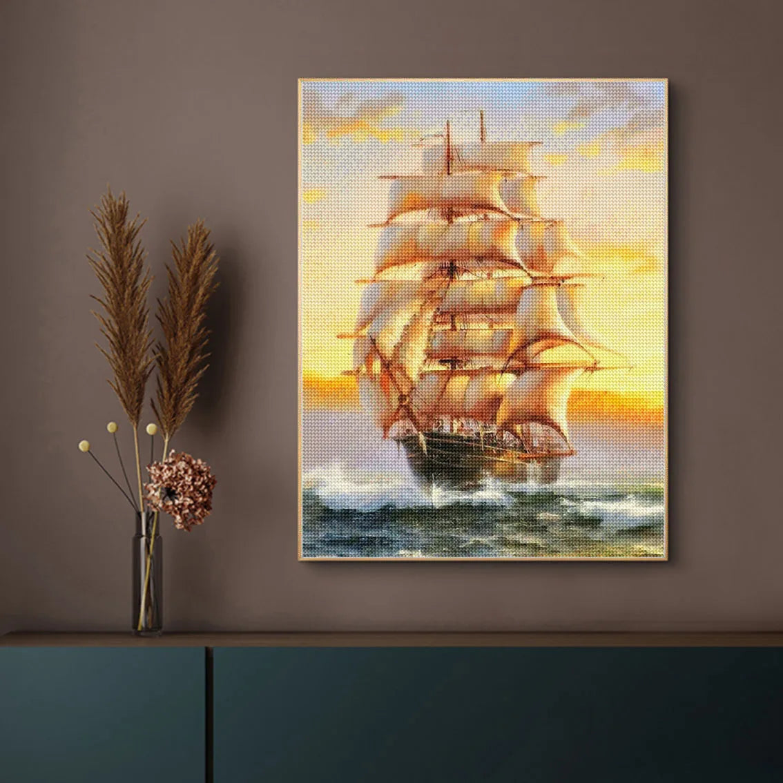 5D Round Diamond Painting Scenic Forest Art - Smarsty