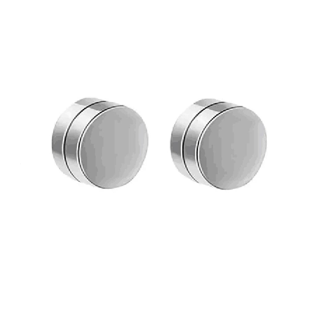 Mens Magnetic Stainless Steel Clip Earrings Set No Piercing - Smarsty
