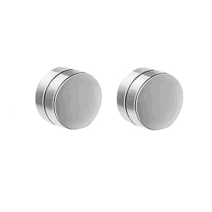 Mens Magnetic Stainless Steel Clip Earrings Set No Piercing - Smarsty