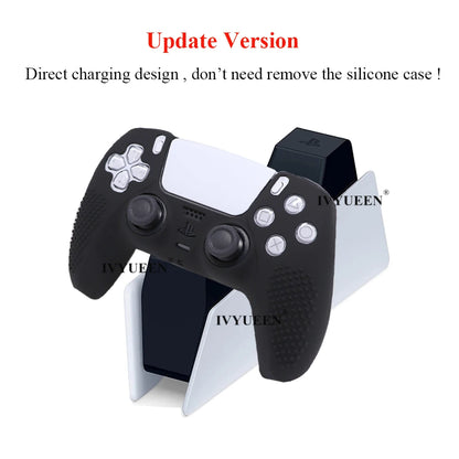 Ivyueen Anti-Slip Silicone Cover for PS5 Controller - Smarsty