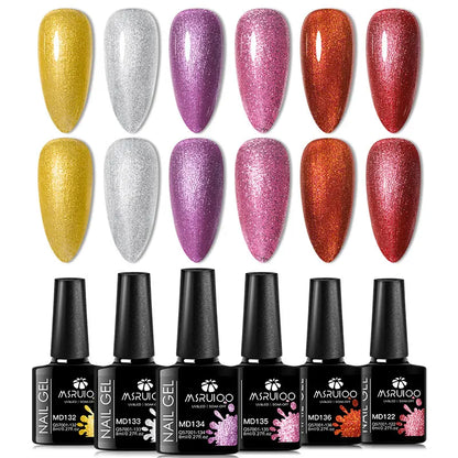 6pc All-Season Gel Nail Polish Set for Long-Lasting Manicure - Smarsty