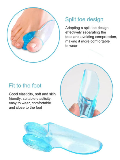 Silicone Toe Splitter Correction Device for Hallux Valgus - Smarsty