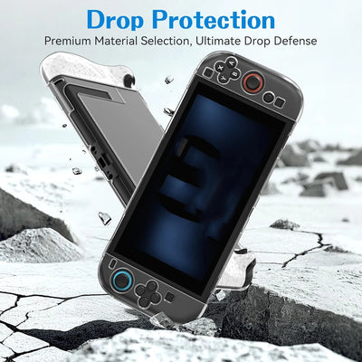 Clear Anti-Scratch Case for Nintendo Switch 2 - Smarsty
