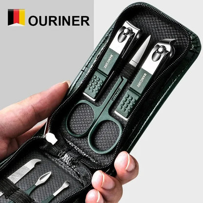 Ouriner Portable Manicure Set with Sharp Nail Clippers - Smarsty