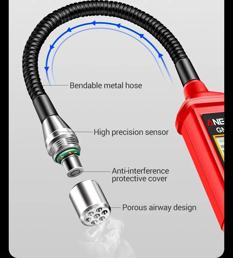 ANENG GN803 Portable Gas Leak Detector with LCD Display - Smarsty