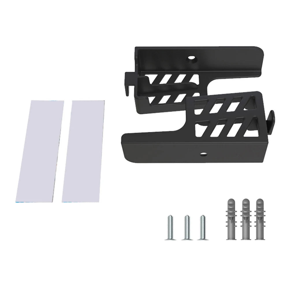 2pcs Adjustable Wall Mount Tablet Holder Universal Phone Frame Stand Bracket Bedroom Storage Support Rack