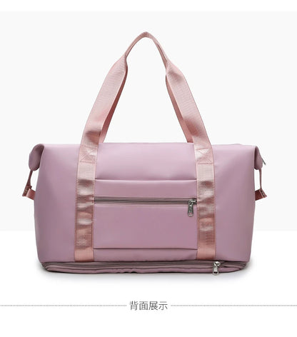 Waterproof Nylon Travel Duffle Bag for Women Large Capacity - Smarsty