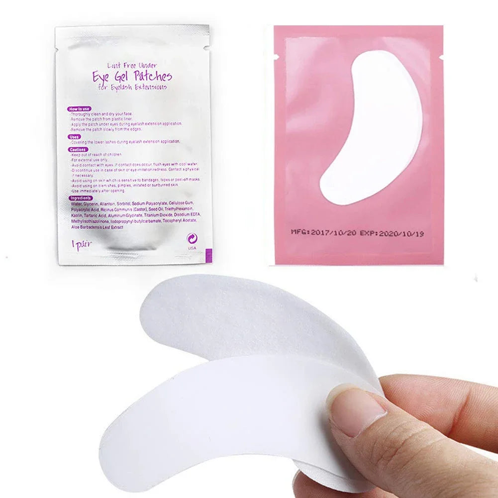 100 Pairs Eye Patches for Eyelash Extensions with Comfort Fit - Smarsty