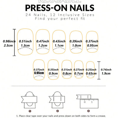 Pink Bowknot Stiletto Press On Nails 24PCS Full Cover - Smarsty