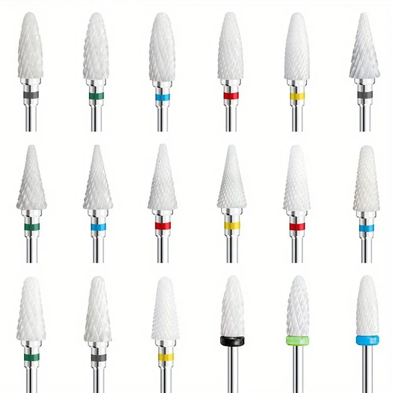 Ceramic Nail Drill Bits for Precision Manicure - Smarsty