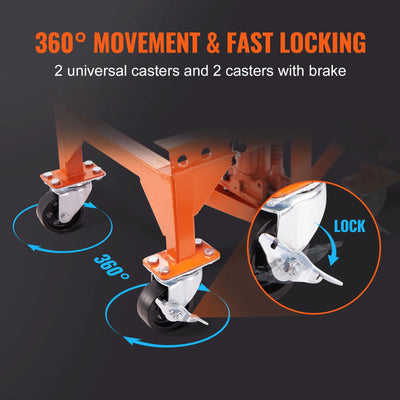 SucceBuy Hydraulic Motorcycle Lift Table 350 LBS Motorcycle Scissor Jack Lift Hydraulic Foot-Operated Jack Stand for Dirt Bike