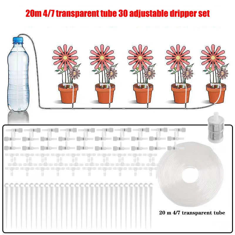 Garden Drip Irrigation Kit for Efficient Plant Watering - Smarsty