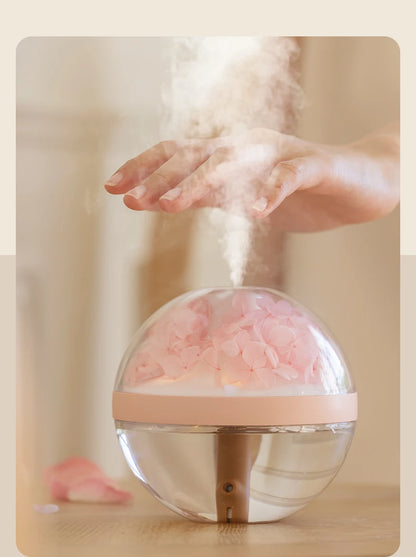 USB Rechargeable 270ML Air Humidifier with LED Light - Smarsty