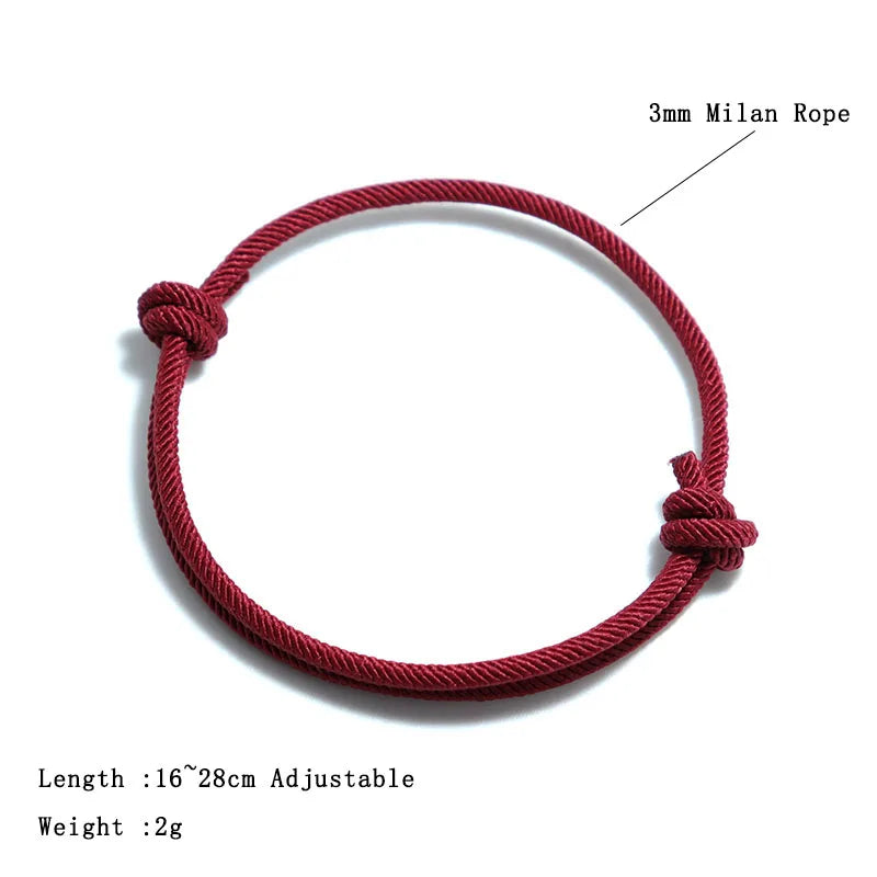 Handmade Adjustable Rope Bracelet for Men and Women - Smarsty