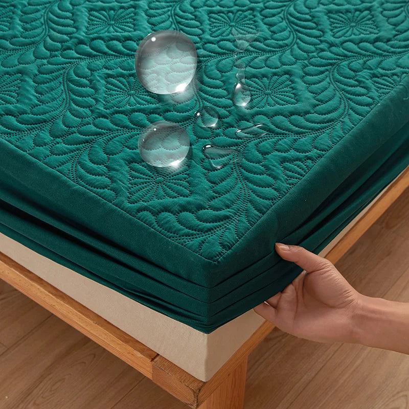Waterproof Quilted Mattress Protector for Dust Mite Defense - Smarsty