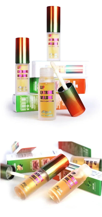 Ginger Mint Lip Plumper Oil for Fuller Youthful Lips - Smarsty