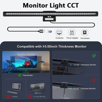 RGB Desktop Atmosphere Light Strip for Eye Protection - Smarsty