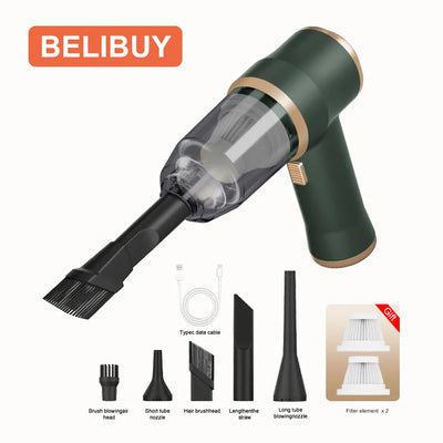 Wireless Car Vacuum Cleaner for Cleaning Bedroom Carpets Portable High Power Function Home Appliance Cleaning Machine - Smarsty