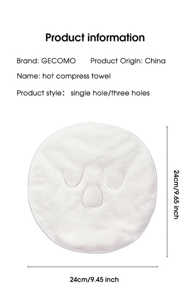 Soft Skin-Friendly Hot Compress Towel for Face Care - Smarsty
