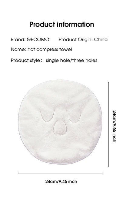 Soft Skin-Friendly Hot Compress Towel for Face Care - Smarsty
