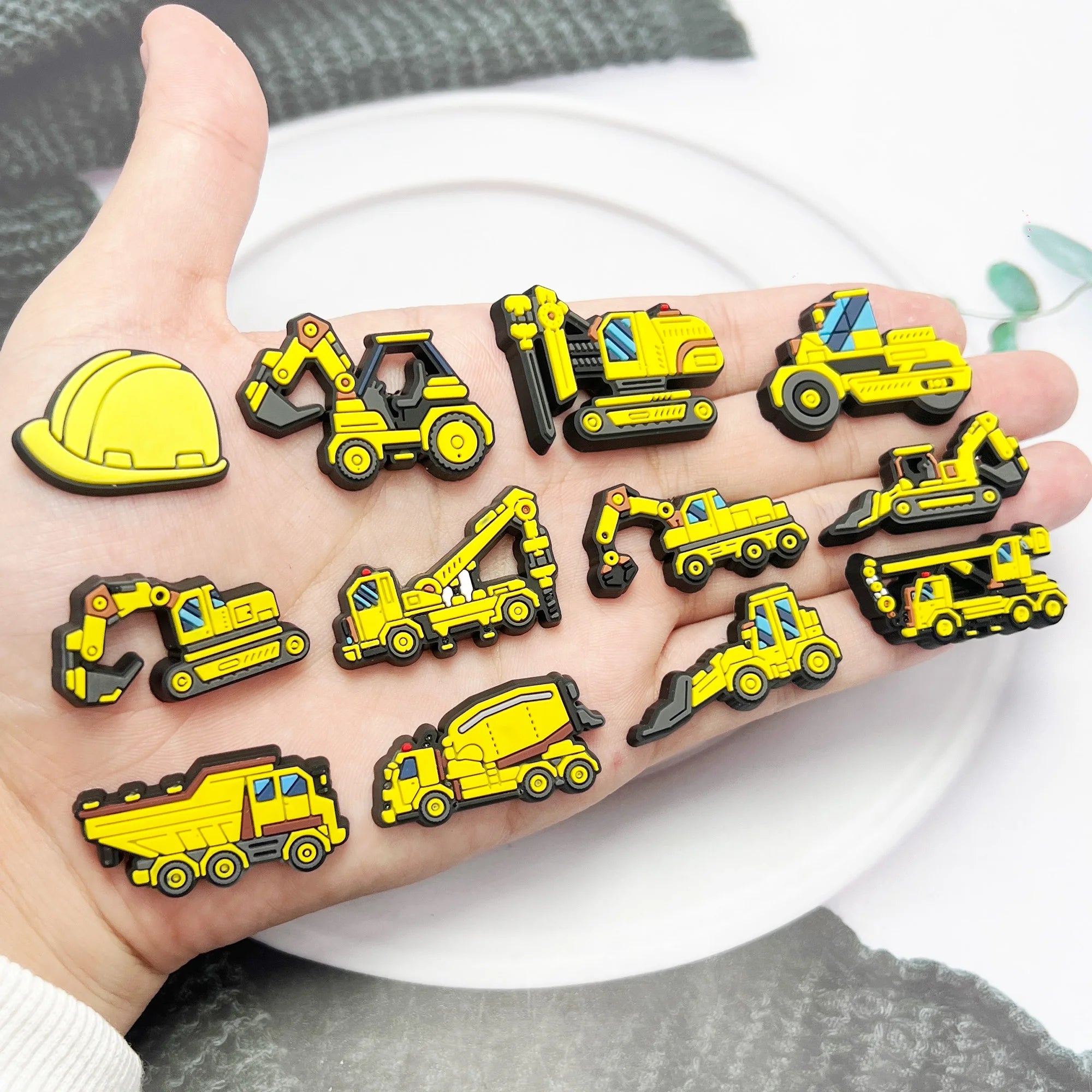 9-20pcs/set Disney Cars Truck Series for Park Shoe Charms Accessories for Classic Clog Shoe Decoration Kids Gifts