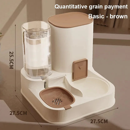 Automatic Cat Feeder with Water Dispenser Large Capacity - Smarsty