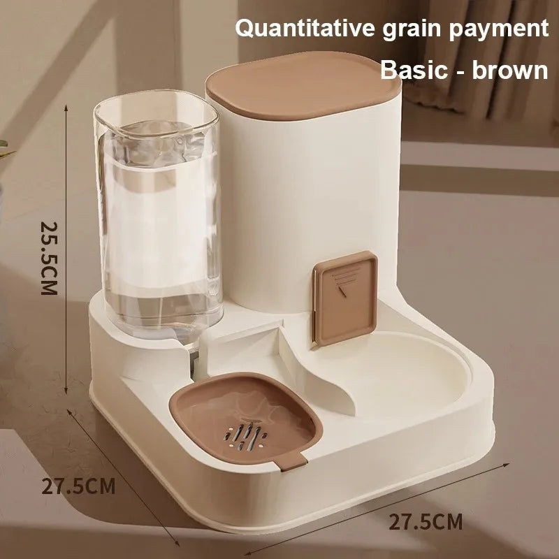 Automatic Cat Feeder with Water Dispenser Large Capacity - Smarsty