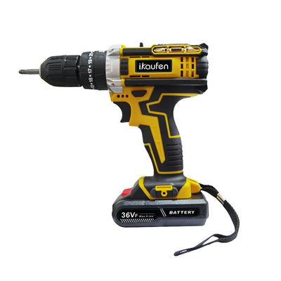 Multifunctional 21V rechargeable impact drill lithium battery cross-border flashlight gun drill electric screwdriver electric dr