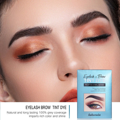 Professional Eyelash Eyebrow Dye Tint Kit Classic Black Natural Eyelash Lifting Perm Treatment Makeup Set Eyebrows Paint Makeup
