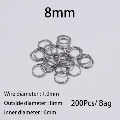 Stainless Steel Jump Rings Set Durable Rust Resistant - Smarsty