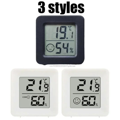 1/2/3/4/6PCS Mini LCD Digital Thermometer Hygrometer Indoor Room Temperature Humidity Meter Sensor Gauge Weather Station Set