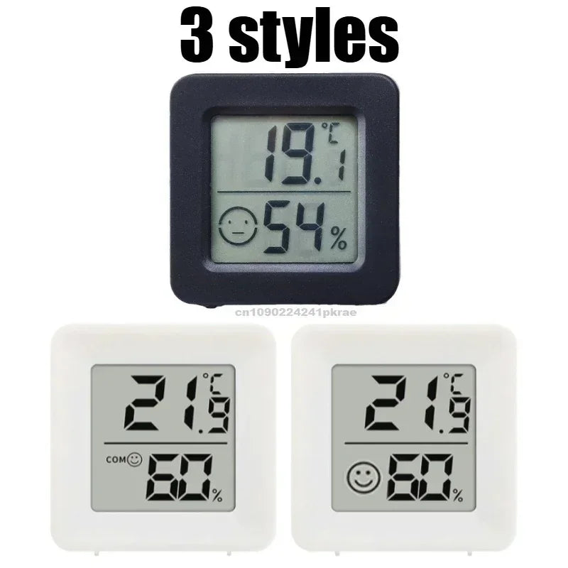 1/2/3/4/6PCS Mini LCD Digital Thermometer Hygrometer Indoor Room Temperature Humidity Meter Sensor Gauge Weather Station Set