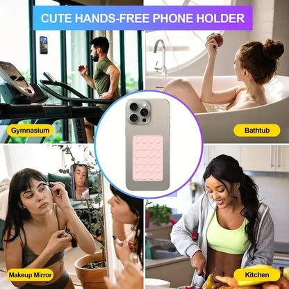 Silicone Suction Phone Holder Wall Mount Anti Slip Stand - Smarsty