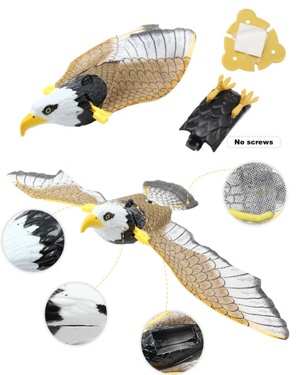 Interactive Electric Flying Bird Cat Toy for Engaging Play - Smarsty