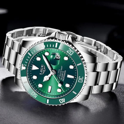 Luxury Waterproof Diver Watch for Men with Date Feature - Smarsty
