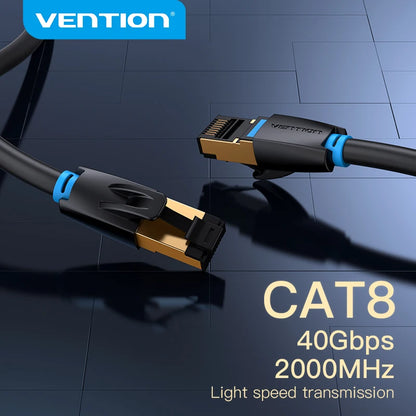 High-Speed Vention Cat8 Ethernet Cable 40Gbps - Smarsty