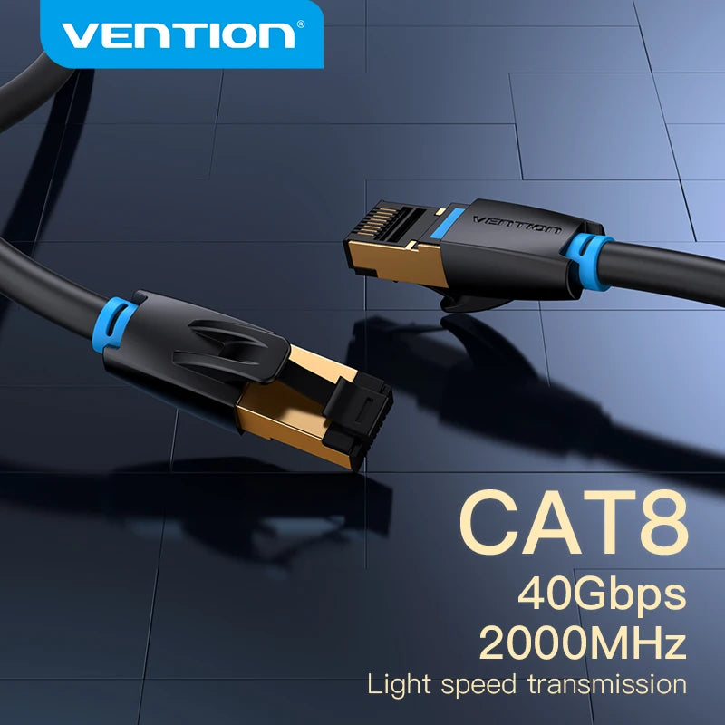 High-Speed Vention Cat8 Ethernet Cable 40Gbps - Smarsty