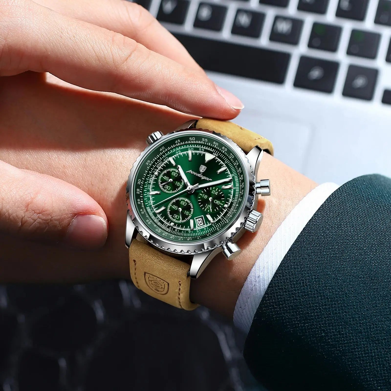 Luxury Waterproof Quartz Chronograph Watch for Men - Smarsty