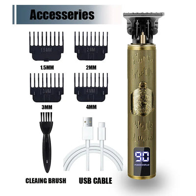 Heavy Metal Hair Clipper for Professional Men's Cuts - Smarsty