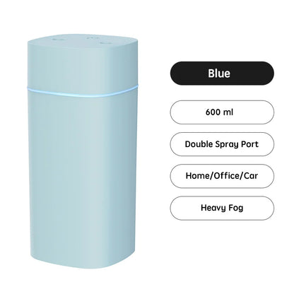 USB Essential Oil Humidifier with Double Spray Mist - Smarsty