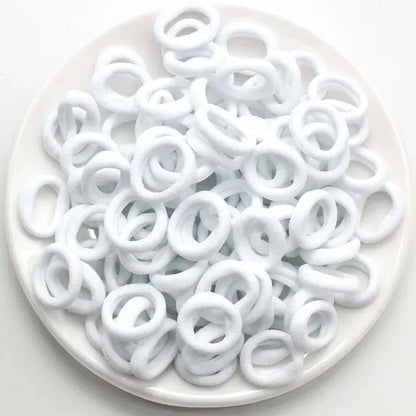 200 Pack Nylon Hair Bands Colorful Gentle No Damage - Smarsty