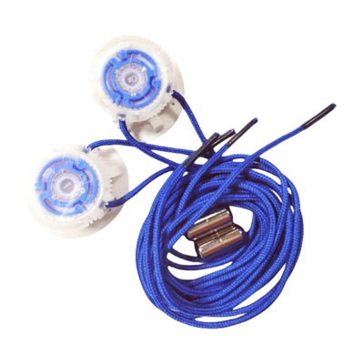 1pair Metal Wire Swivel Automatic Buckle Rope Sneaker ShoeLaces for Kids/Adult No Tie Shoe Laces Quick Lock Shoestrings Sneakers - Smarsty