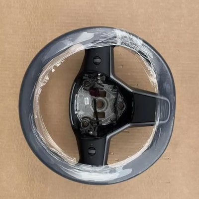 Heated Steering Wheel PU Leather Car Steering Wheel with Heating Function 1490214-00-B For Tesla Model 3 Model Y 2017-2023